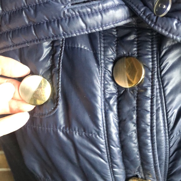 Marc By Marc Jacobs Nylon Navy Blue Trench Puffer Coat - Picture 8 of 16